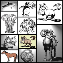 Load image into Gallery viewer, Learn How to Draw Animal Cartoons For the Beginner