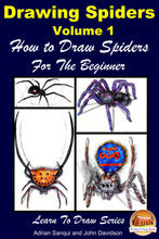 Load image into Gallery viewer, Drawing Spiders Volume 1 - How to Draw Spiders For the Beginner