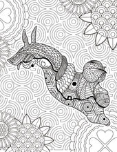 Load image into Gallery viewer, Adult Stress & the Effects of Coloring PLUS - Sea Life Pattern For Beginners Adult Coloring book