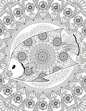 Load image into Gallery viewer, Adult Stress & the Effects of Coloring PLUS - Sea Life Pattern For Beginners Adult Coloring book