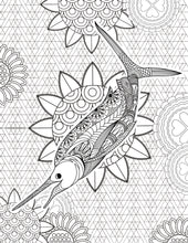 Load image into Gallery viewer, Adult Stress & the Effects of Coloring PLUS - Sea Life Pattern For Beginners Adult Coloring book
