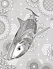 Load image into Gallery viewer, Adult Stress & the Effects of Coloring PLUS - Sea Life Pattern For Beginners Adult Coloring book