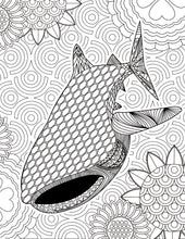Load image into Gallery viewer, Adult Stress &amp; the Effects of Coloring PLUS - Sea Life Pattern For Beginners Adult Coloring book