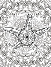 Load image into Gallery viewer, Adult Stress & the Effects of Coloring PLUS - Sea Life Pattern For Beginners Adult Coloring book