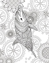 Load image into Gallery viewer, Adult Stress & the Effects of Coloring PLUS - Sea Life Pattern For Beginners Adult Coloring book