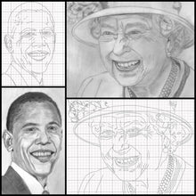 Load image into Gallery viewer, Learn How to Draw Portraits of Famous People in Pencil For the Absolute Beginner