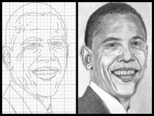 Load image into Gallery viewer, Learn How to Draw Portraits of Famous People in Pencil For the Absolute Beginner